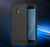Samsung Galaxy J3 Pro Kılıf Zore Karbon Fiber Silikon Kapak + Nano Cam - 3