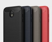 Samsung Galaxy J3 Pro Kılıf Zore Karbon Fiber Silikon Kapak + Nano Cam - 8
