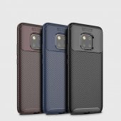 Huawei Mate 20 Pro Kılıf Antişok Karbon Silikon + Tam Kapatan Esnek Ekran Koruma - 2
