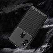 Xiaomi Mi Mix 3 Kılıf Antişok Karbon Silikon Kapak + Nano Cam - 3