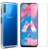 Samsung Galaxy A50 Kılıf Kenar Korumalı Antişok Silikon + Nano Cam - 1