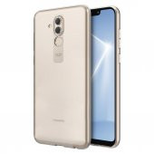 Huawei Mate 20 Lite Kılıf İnce Şeffaf Silikon Kılıf Kamera Korumalı - 1