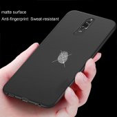 Huawei Mate 10 Lite Kılıf Mat Silikon Kılıf + Nano Kırılmaz Cam - 2