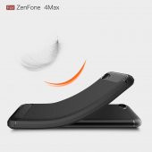 Asus Zenfone 4 Max ZC554KL Kılıf Karbon Fiber Silikon Kapak Kılıf - 6