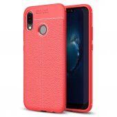 Huawei P20 Lite Kılıf Deri Niss Antişok Silikon Kapak Kılıf - 7
