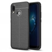 Huawei P20 Lite Kılıf Deri Niss Antişok Silikon Kapak Kılıf - 9