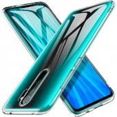 Xiaomi Redmi Note 8 Pro Kılıf Şeffaf Silikon Kılıf Kamera Korumalı - 1