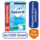 Aptamil Devam Sütü 3 Numara 1200 gr 4 lü Paket - 1