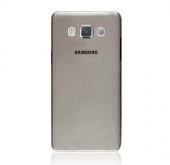 Samsung Galaxy A3 2015 Kılıf Şeffaf Silikon Kılıf + Cam - 9