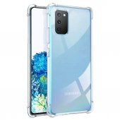Galaxy S20 Kılıf Zore Nitro Anti Shock Şeffaf Silikon Kapak - 1
