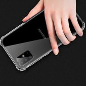 Galaxy S20 Kılıf Zore Nitro Anti Shock Şeffaf Silikon Kapak - 4