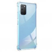 Galaxy S20 Kılıf Zore Nitro Anti Shock Şeffaf Silikon Kapak - 10
