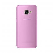 Samsung Galaxy A3 2017 Kılıf A320 İnce Şeffaf Silikon Kılıf + Cam - 4