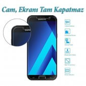 Samsung Galaxy A3 2017 Kılıf A320 İnce Şeffaf Silikon Kılıf + Cam - 5