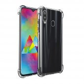 Samsung Galaxy A20 A30 Kılıf Kenar Korumalı Şeffaf Antişok Silikon - 1
