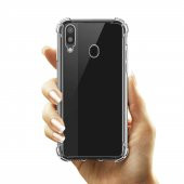 Samsung Galaxy A20 A30 Kılıf Kenar Korumalı Şeffaf Antişok Silikon - 5