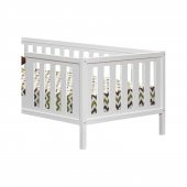 BABY KİNDER STYLE WH. MONTESSORİ BEBEK VE ÇOCUK KARYOLASI  BEYAZ 90 x 190 - 2