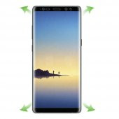 Samsung Galaxy Note 8 Tam Kapatan Ekran Koruyucu + Şeffaf Kılıf - 5