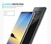 Samsung Galaxy Note 8 Tam Kapatan Ekran Koruyucu + Şeffaf Kılıf - 8