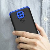 Xiaomi Redmi Note 9 Kılıf Zore 3 Parçalı Sert Ays Kapak - 11