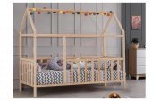 Baby Kinder Crystal Montessori Doğal Bebek ve Çocuk Karyolası  Doğal Çam 120x200 - 1