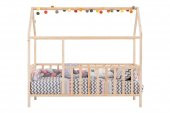 Baby Kinder Crystal Montessori Doğal Bebek ve Çocuk Karyolası  Doğal Çam 120x200 - 2