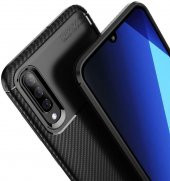Samsung Galaxy A50 Kılıf Antişok Karbon Silikon Kapak+6D Nano Cam - 2