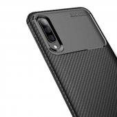 Samsung Galaxy A50 Kılıf Antişok Karbon Silikon Kapak+6D Nano Cam - 4
