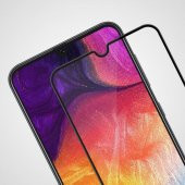 Samsung Galaxy A50 Kılıf Antişok Karbon Silikon Kapak+6D Nano Cam - 8