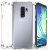 Samsung Galaxy S9 Plus Kılıf Kenar Korumalı Şeffaf Antişok Silikon Kılıf - 1