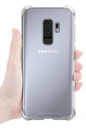 Samsung Galaxy S9 Plus Kılıf Kenar Korumalı Şeffaf Antişok Silikon Kılıf - 2