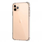 iPhone 11 Pro Max Kılıf Zore Nitro Anti Shock Şeffaf Silikon - 5