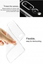 Huawei Y9 Prime 2019 Kılıf Silikon Kamera Koruma + 6D Nano Cam - 3