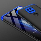 Xiaomi Redmi Note 9 Kılıf Zore 3 Parça Sert Ays Kapak - 11
