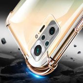 Xiaomi Redmi Note 10 Kılıf Kenar ve Kamera Korumalı Nitro Anti Shock Silikon - 9