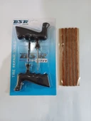 Dubleks Lastik Tamir Kiti, 5 adet uzun fitil, fitil atma ve kanal açıcı aleti - 1