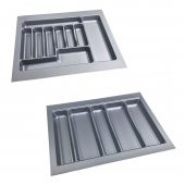 Çekmece İçi Kaşıklık ve Kepçelik 2 li Set 62 x 49 cm Gri - 1