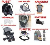 Almira Kids 9 parça Çift Yön Bebek Arabası Portbebe Kanguru Sallanır Beşik Puset - 1
