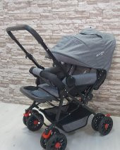 Almira Kids 13 Parça Set Çift Yön Bebek Arabası Puset Yürüteç Kanguru Beşik Puset Ana Kucağı - 3