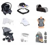 Almira Kids 11 Parça Set Çift Yön Bebek Arabası Katlanır Küvet Portbebe Kanguru Puset Yürüteç - 2