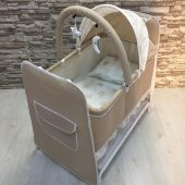 Almiron Kids 13 Parça Bebek Çeyiz Seti Mama Sandalyesi Beşik Çift yön Bebek Arabası Küvet Takımı - 2