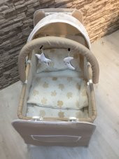 Almira Kids Bebek Çeyiz Seti 12 Parça Çift Yön Bebek Arabası Mama Sandalyesi Puset Küvet Takımı - 2