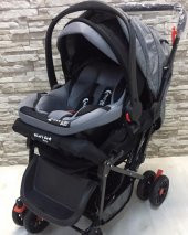 LETS GO BABY 5 Parça Bebek Seti Sepet Beşik Bebek Arabası Ana Kucağı Puset Yağmurluk - 3