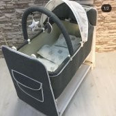 Lets Go Baby Bebek Çeyiz Seti 12 Parça Çift Yön Bebek Arabası Beşik Ana Kucağı Yürüteç Küvet Takımı Puset - 3