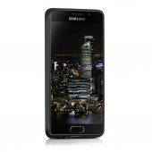 Samsung Galaxy A3 2017 Kılıf Mat Silikon Kılıf + Kırılmaz Cam - 2
