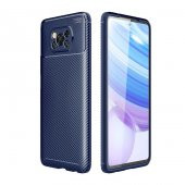 Xiaomi Poco X3 NFC Kılıf Negro Antişok Karbon Silikon Kapak - 3