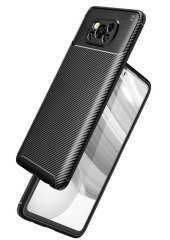 Xiaomi Poco X3 NFC Kılıf Negro Antişok Karbon Silikon Kapak - 5