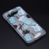 Samsung Galaxy J7 Prime Kılıf Marshmelo Simli Sıvılı Silikon - 2