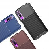 Huawei P Smart Pro 2019 Kılıf Zore Negro Antişok Karbon Silikon - 5