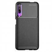 Huawei P Smart Pro 2019 Kılıf Zore Negro Antişok Karbon Silikon - 8